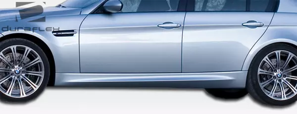 2006-2011 BMW 3 Series E90 4DR Duraflex M3 Look Side Skirts Rocker Panels 2 Piece - Image 3