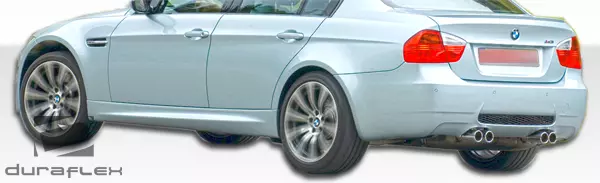 2006-2011 BMW 3 Series E90 4DR Duraflex M3 Look Side Skirts Rocker Panels 2 Piece - Image 4