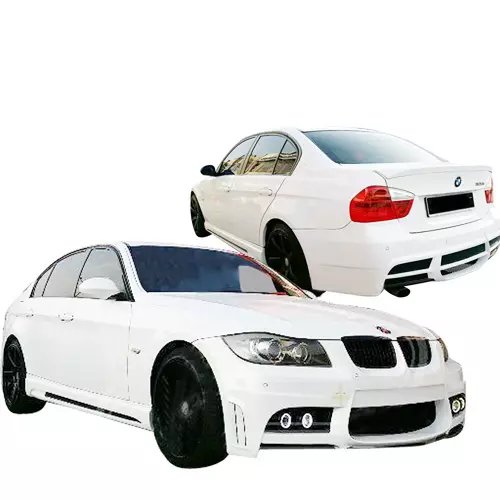 ModeloDrive FRP WAL BISO Body Kit 4pc > BMW 3-Series E90 2007-2010> 4dr - Image 1