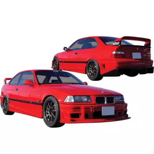 VSaero FRP BOME Body Kit 4pc > BMW 3-Series 325i 328i E36 1992-1998 > 2dr Coupe - Image 1
