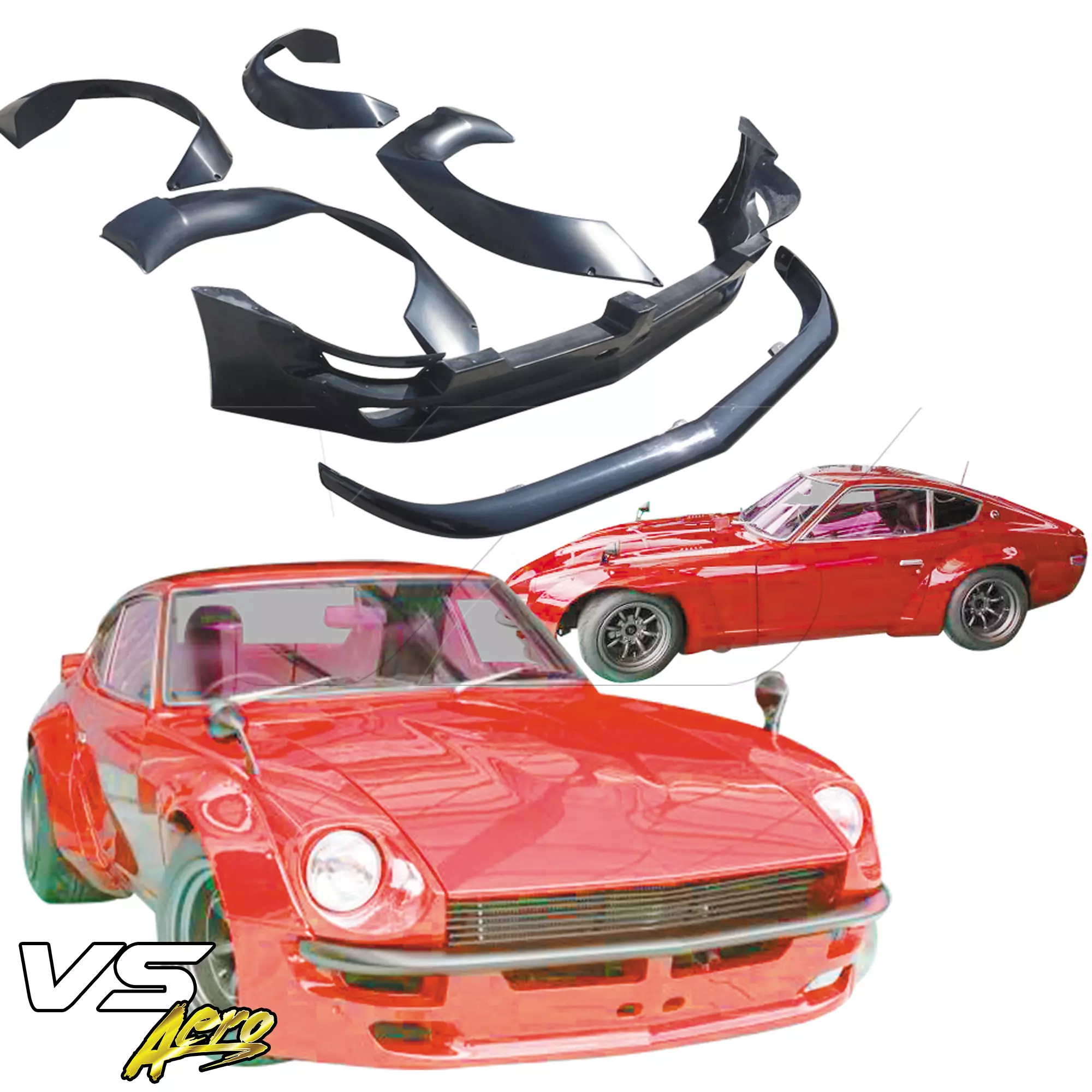 VSaero FRP TKYO Wide Body Kit > Datsun 240Z S30 1970-1973 > 2 Seater - Image 2
