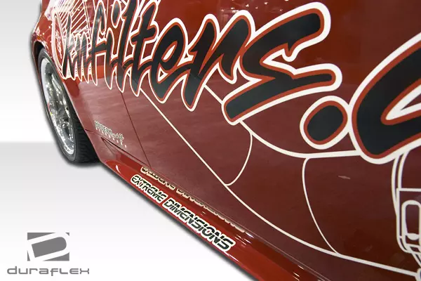 2003-2007 Infiniti G Coupe G35 Duraflex GT Competition Side Skirts Rocker Panels 2 Piece - Image 5