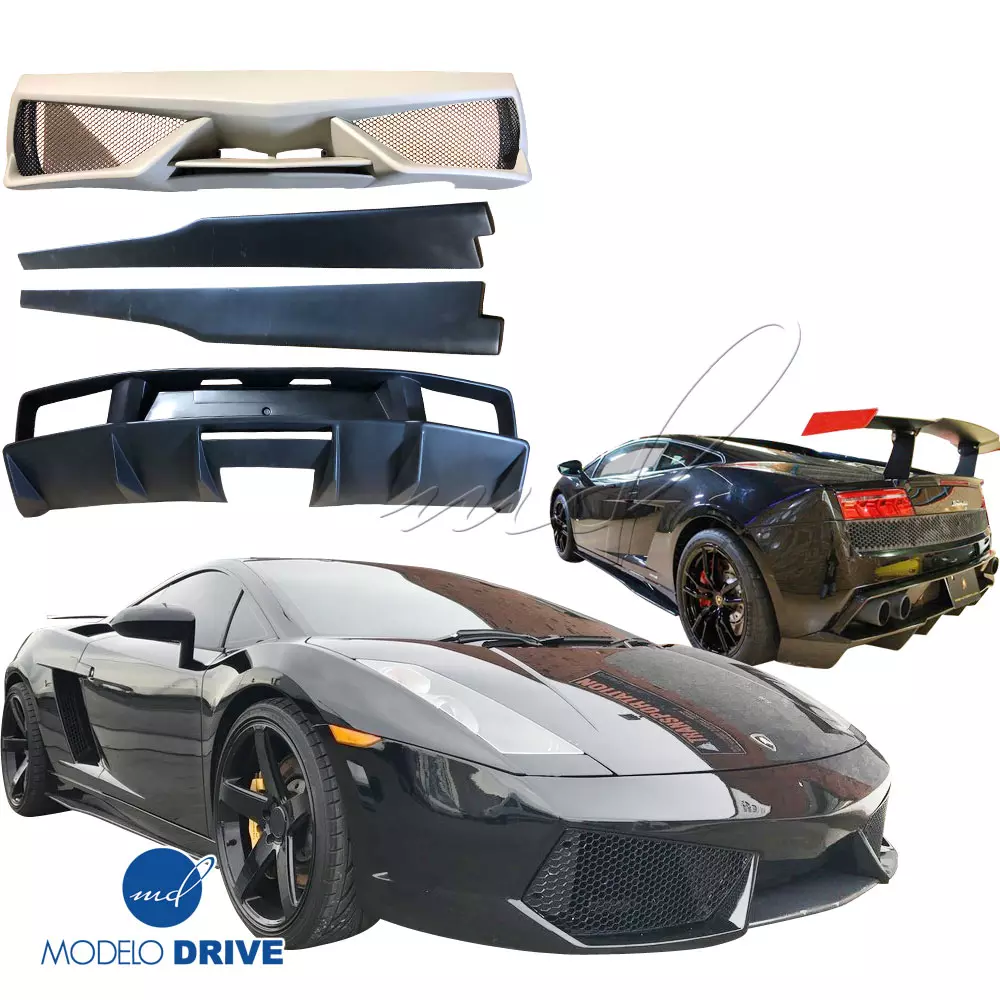 ModeloDrive FRP LP570 Body Kit 4pc > Lamborghini Gallardo 2004-2008 - Image 2