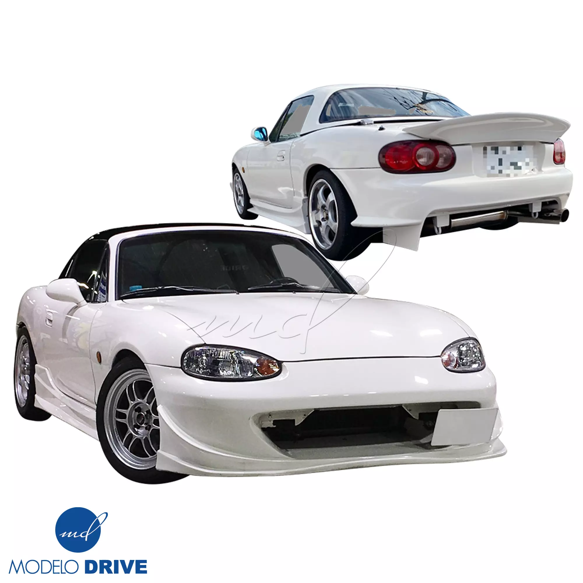 ModeloDrive FRP GVAR Body Kit 7pc > Mazda Miata NB1 1998-2005 - Image 15
