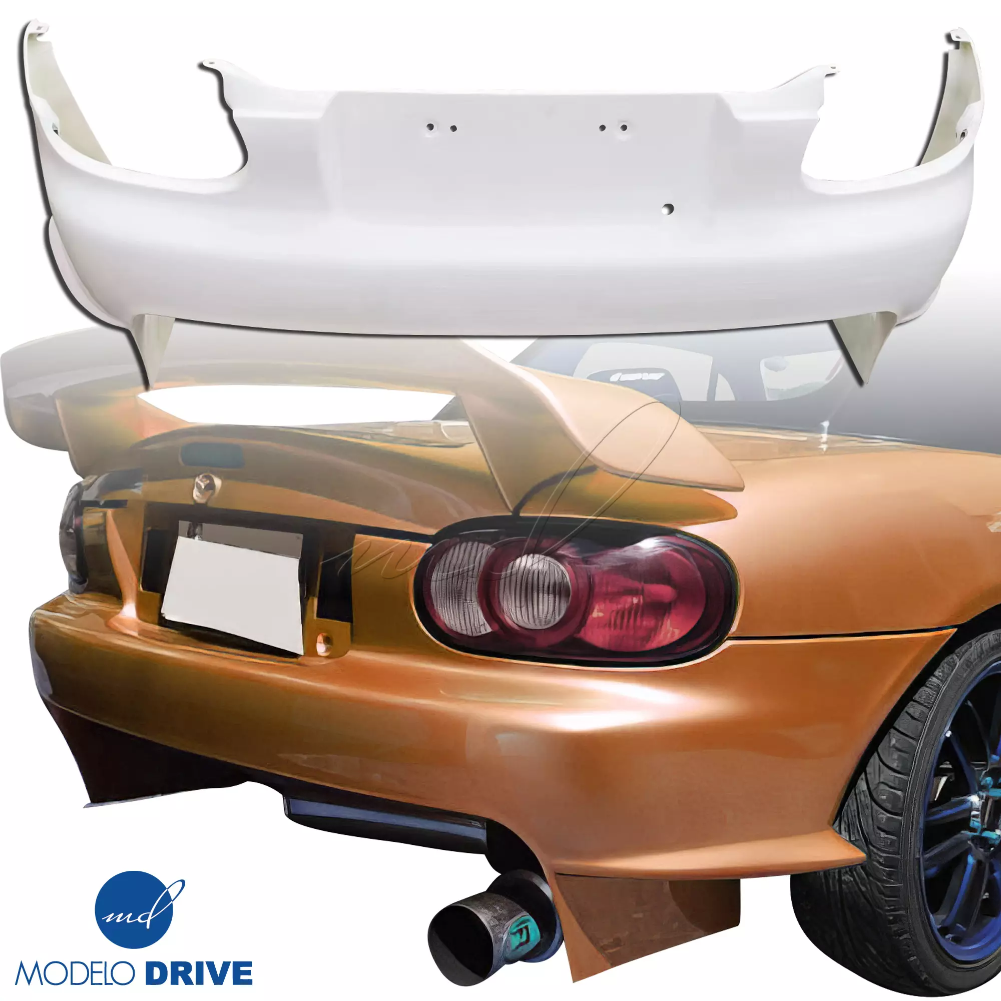 ModeloDrive FRP GVAR Body Kit 7pc > Mazda Miata NB1 1998-2005 - Image 40