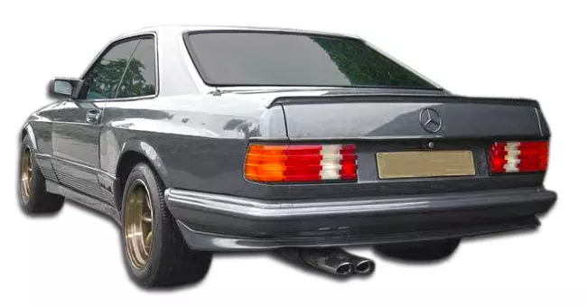1981-1991 Mercedes S Class W126 2DR Duraflex AMG Look Wide Body Rear Bumper Cover 1 Piece - Image 1