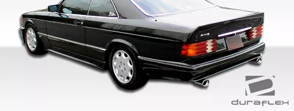 1981-1991 Mercedes S Class W126 4DR Duraflex AMG Look Rear Bumper Cover (euro spec) 1 Piece - Image 2