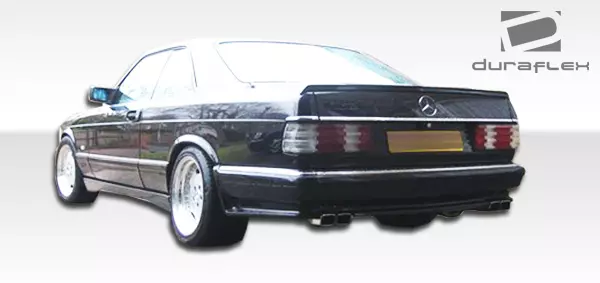 1981-1991 Mercedes S Class W126 4DR Duraflex AMG Look Rear Bumper Cover (euro spec) 1 Piece - Image 4