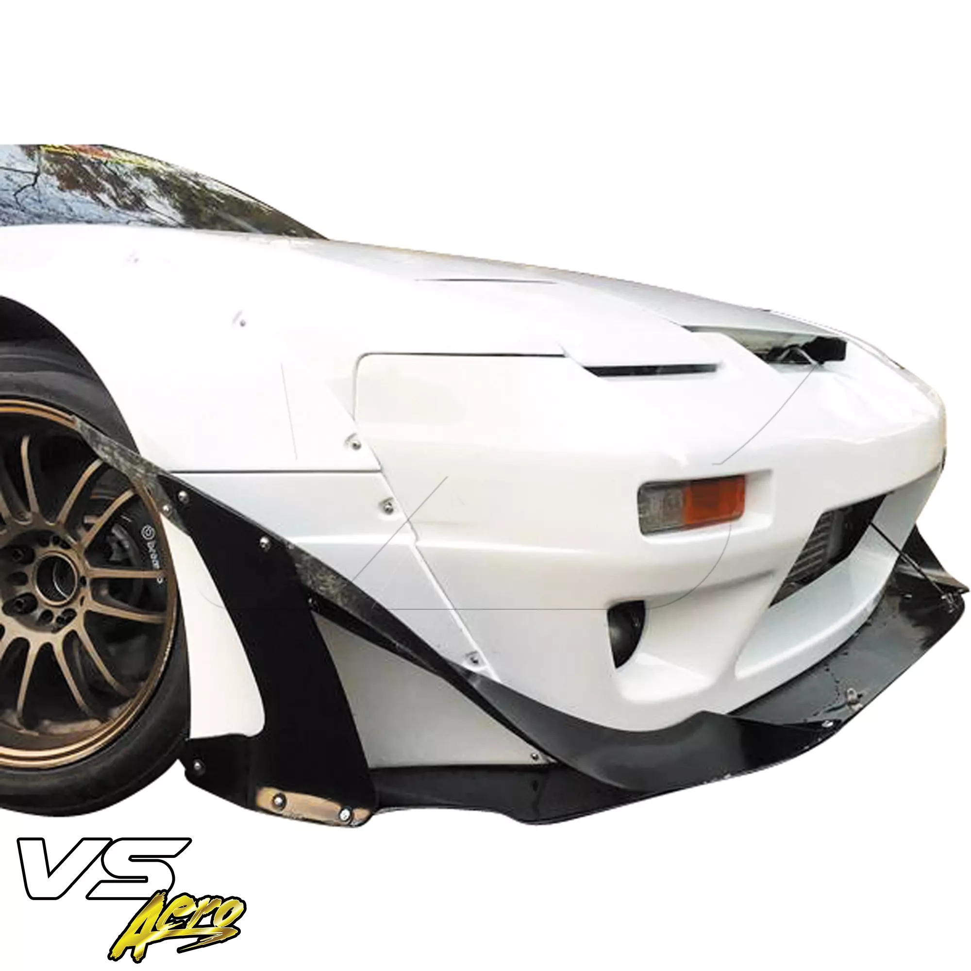 VSaero FRP TKYO v2 Wide Body Front Canards 4pc > Nissan 240SX 1989-1994 > 2/3dr - Image 4