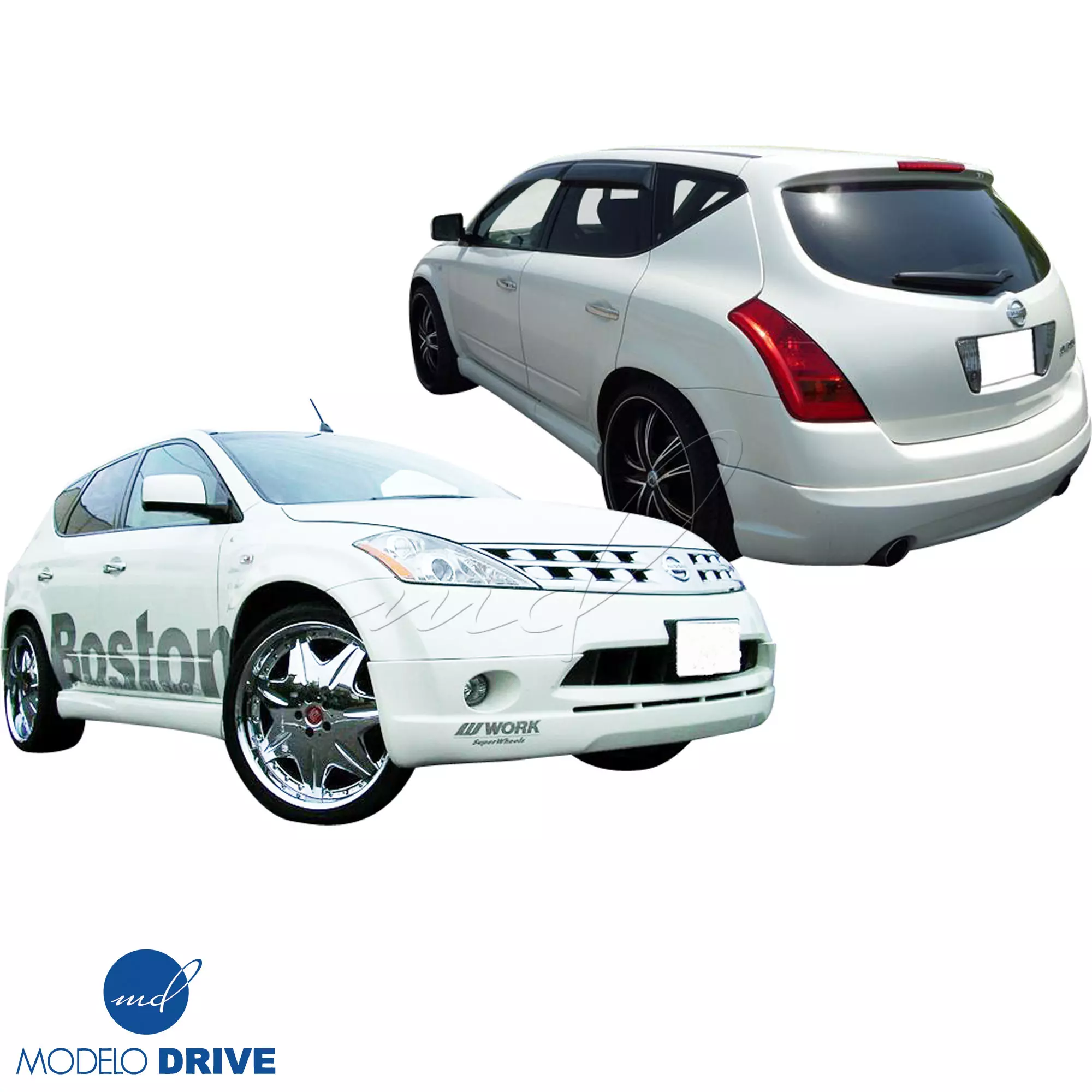 ModeloDrive FRP ING Body Kit 4pc > Nissan Murano 2003-2007 - Image 2