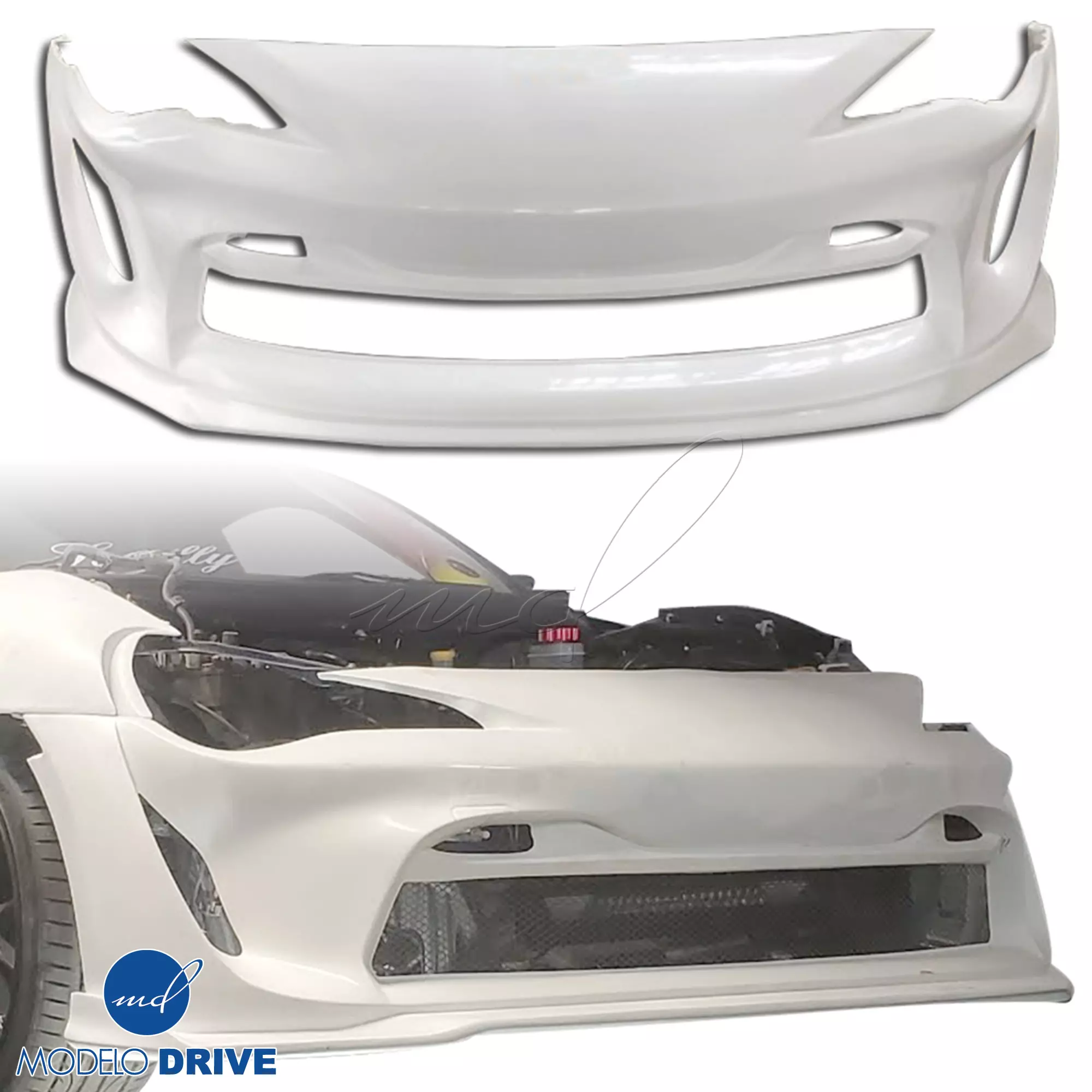 ModeloDrive FRP ARTI Wide Body Front Bumper > Subaru BRZ ZN6 2013-2020 - Image 2