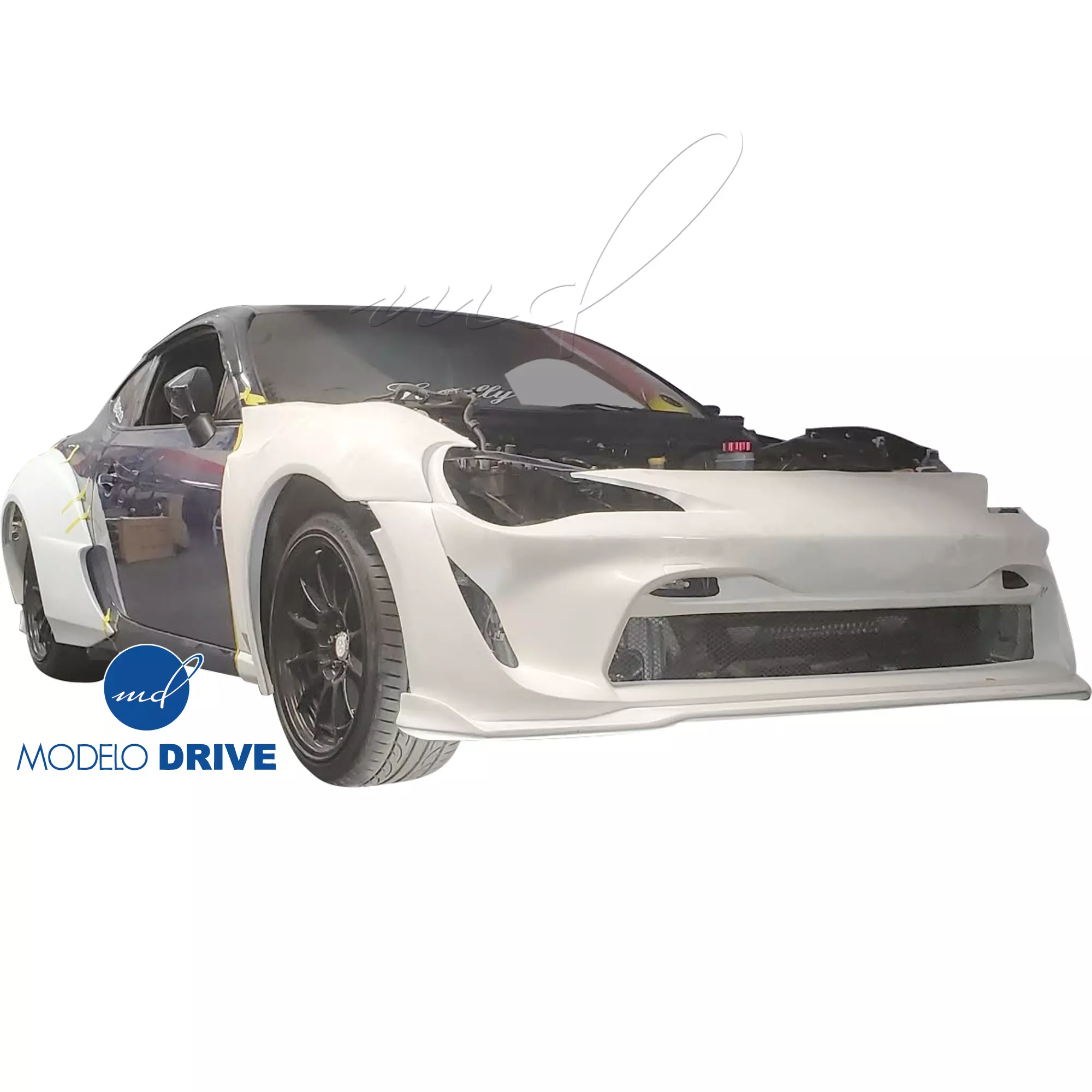 ModeloDrive FRP ARTI Wide Body Front Bumper > Subaru BRZ ZN6 2013-2020 - Image 3