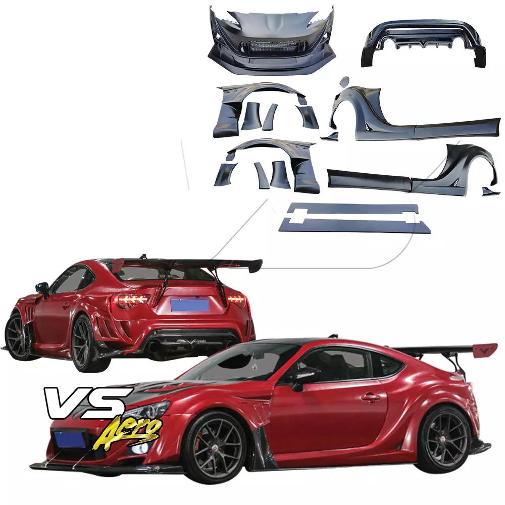 VSaero FRP VAR Wide Body Kit > Subaru BRZ ZN6 2013-2020 - Image 2