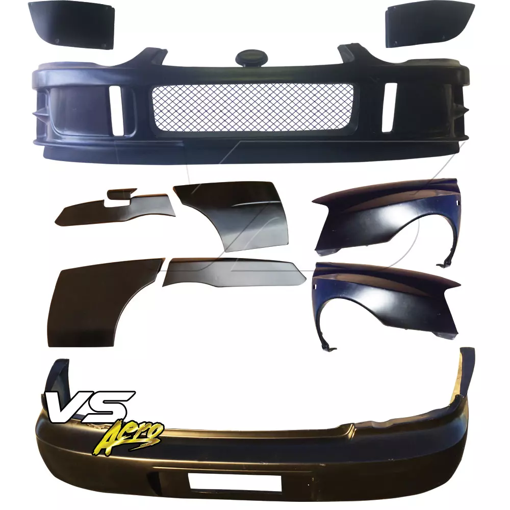 VSaero FRP LSPO WRC Wide Body Kit 11pc > Subaru Impreza WRX 2004-2005 > 4dr - Image 2