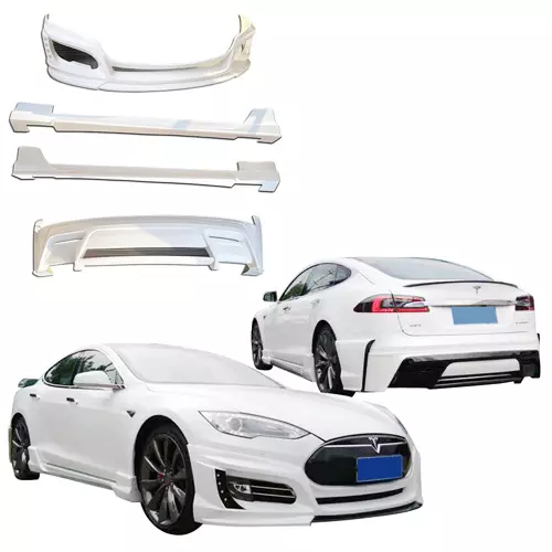 ModeloDrive FRP KKR Body Kit 4pc > Tesla Model S 2012-2015 - Image 1
