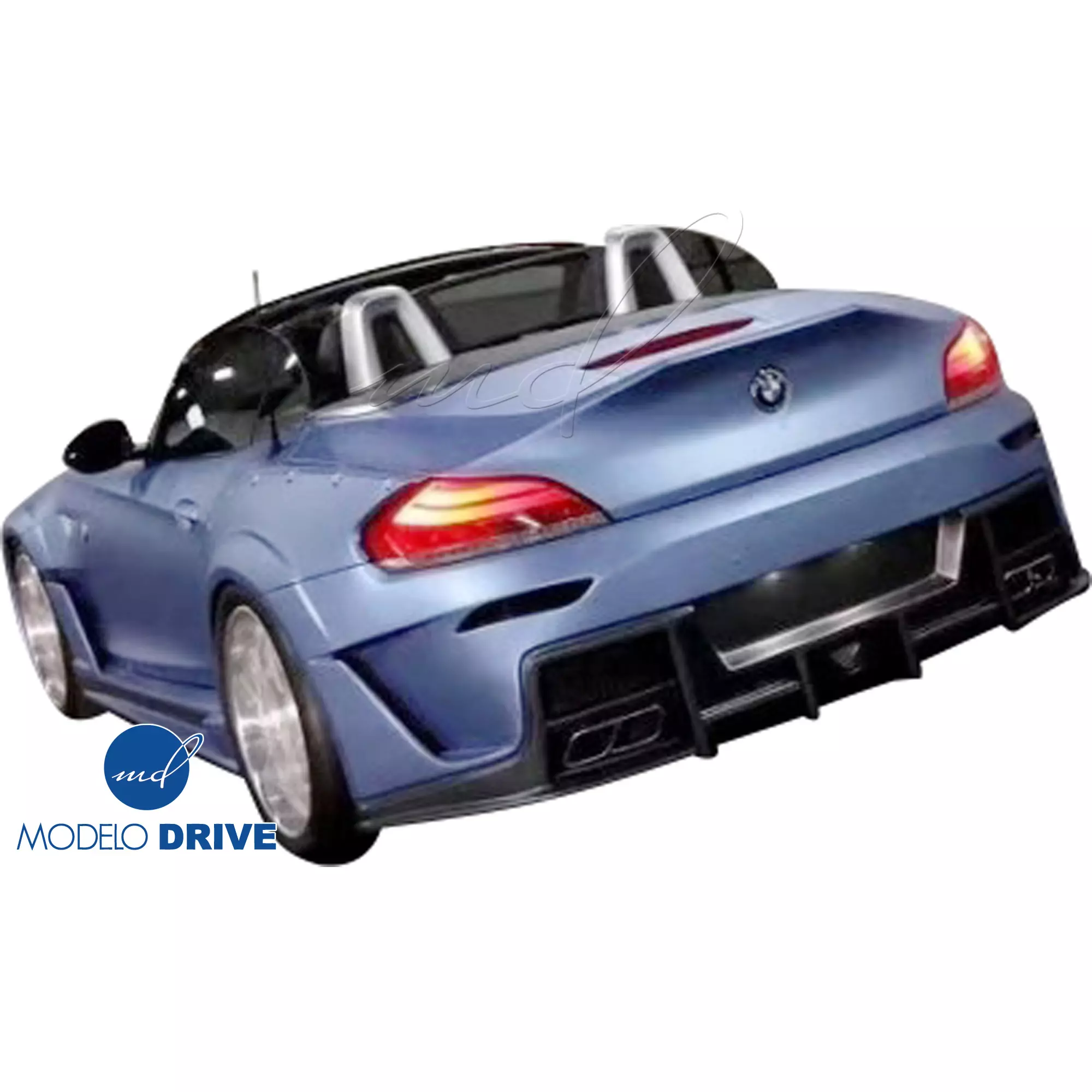 ModeloDrive FRP LVL Wide Body Rear Bumper w Diffuser > BMW Z4 E89 2009-2016 - Image 26