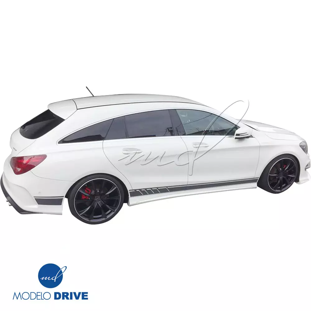 ModeloDrive FRP PIEC Rear Diffuser > Mercedes-Benz CLA-Class C117 2014-2017 > only fits Sport Package Bumper - Image 3