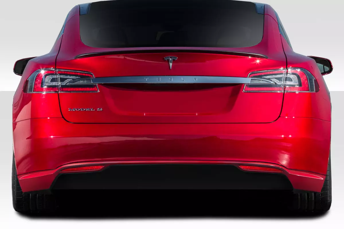 2012-2016 Tesla Model S Duraflex UTech Rear Diffuser 1 Piece - Image 1