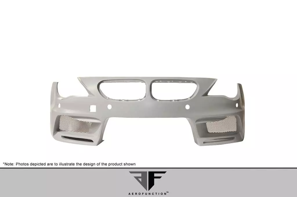 2004-2010 BMW 6 Series E63 E64 2DR Convertible AF-2 Wide Body Front Bumper Cover ( GFK ) 1 Piece - Image 3