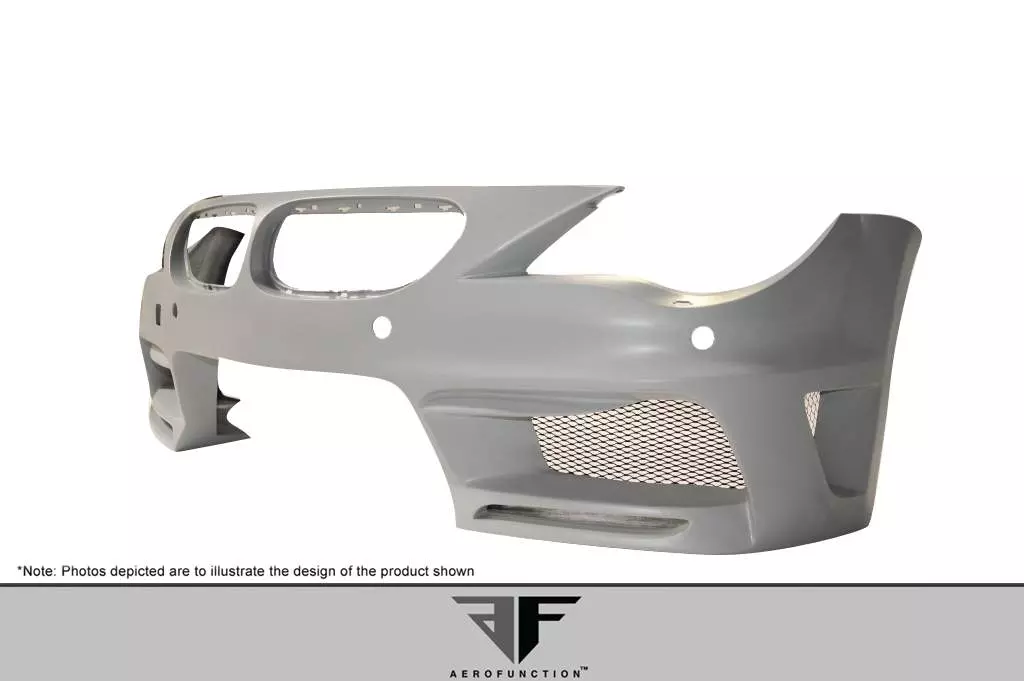2004-2010 BMW 6 Series E63 E64 2DR Convertible AF-2 Wide Body Front Bumper Cover ( GFK ) 1 Piece - Image 5