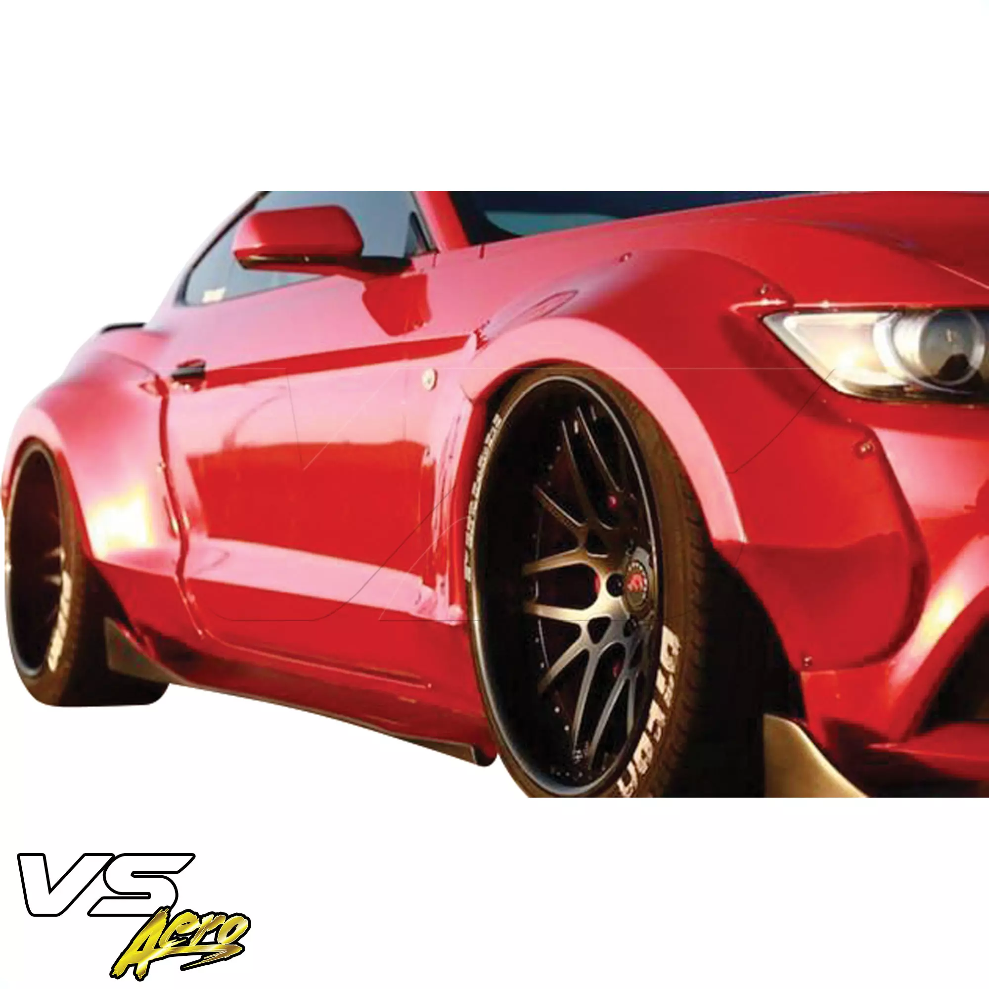 VSaero FRP RBOT Wide Body Fender Flares (rear) > Ford Mustang 2015-2020 - Image 2