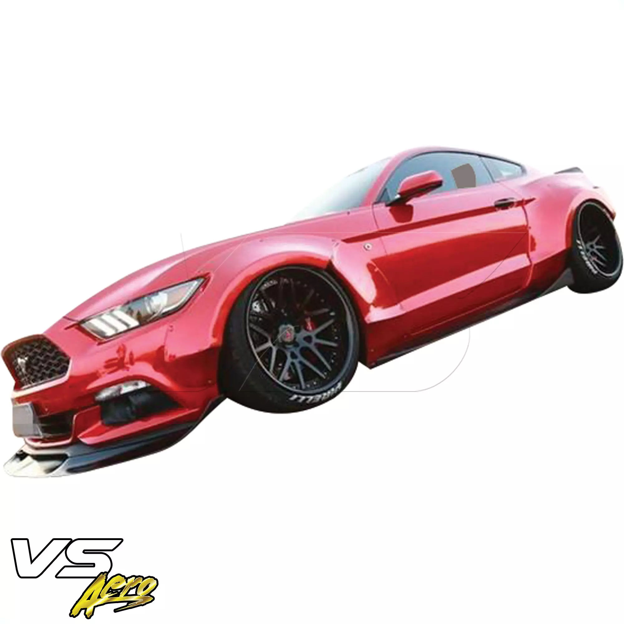 VSaero FRP RBOT Wide Body Fender Flares (rear) > Ford Mustang 2015-2020 - Image 3