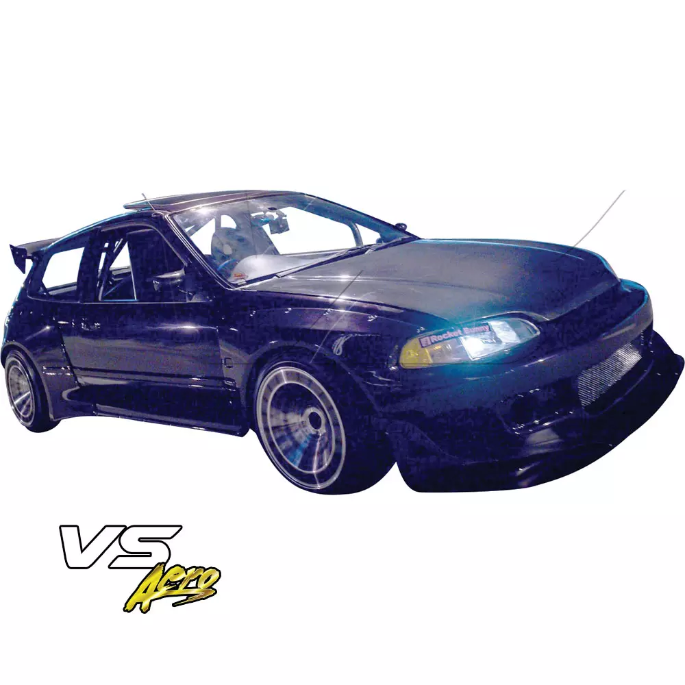 VSaero FRP TKYO Wide Body Fenders w Sides Kit > Honda Civic EG 1992-1995 > 3dr Hatchback - Image 60