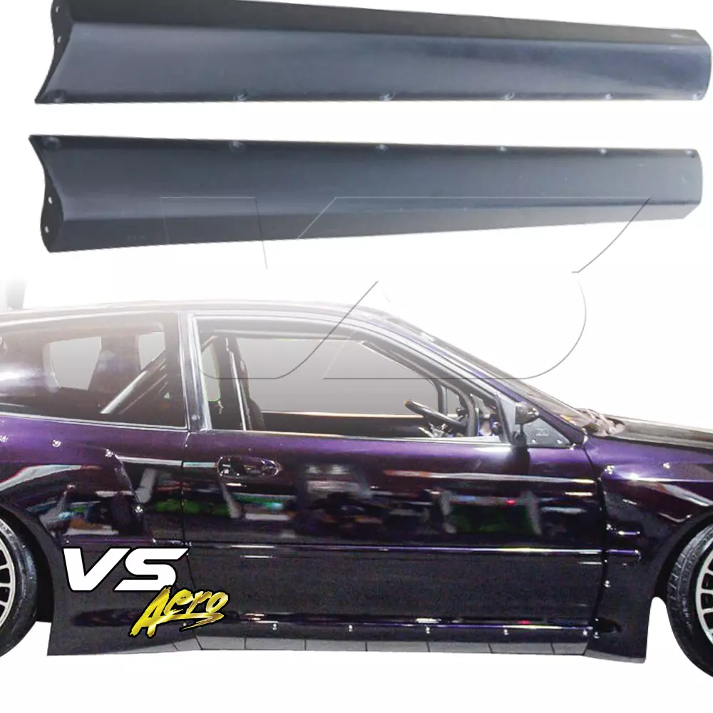 VSaero FRP TKYO Wide Body Fenders w Sides Kit > Honda Civic EG 1992-1995 > 3dr Hatchback - Image 61