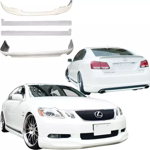 ModeloDrive FRP ING Body Kit 4pc > Lexus GS-Series GS300 GS350 GS430 GS450H 2006-2007 - Image 1