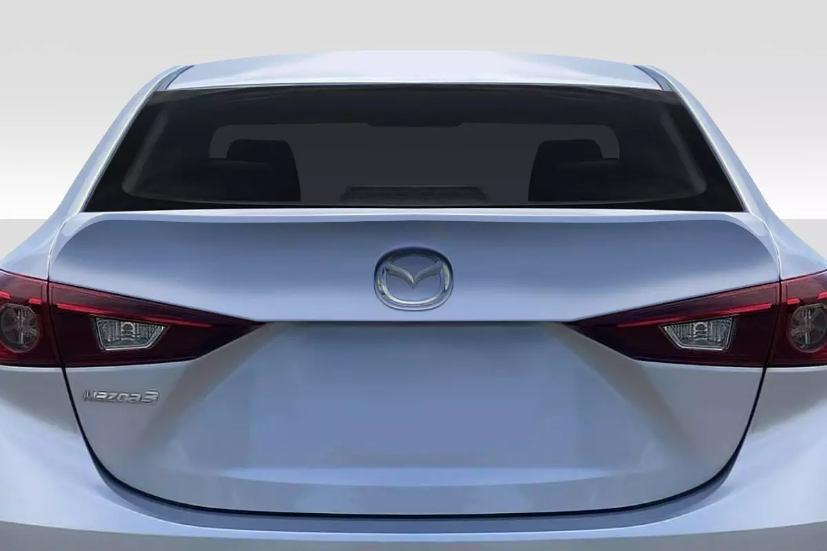 2014-2018 Mazda 3 Sedan Duraflex Axial Rear Wing Spoiler 1 Piece - Image 1
