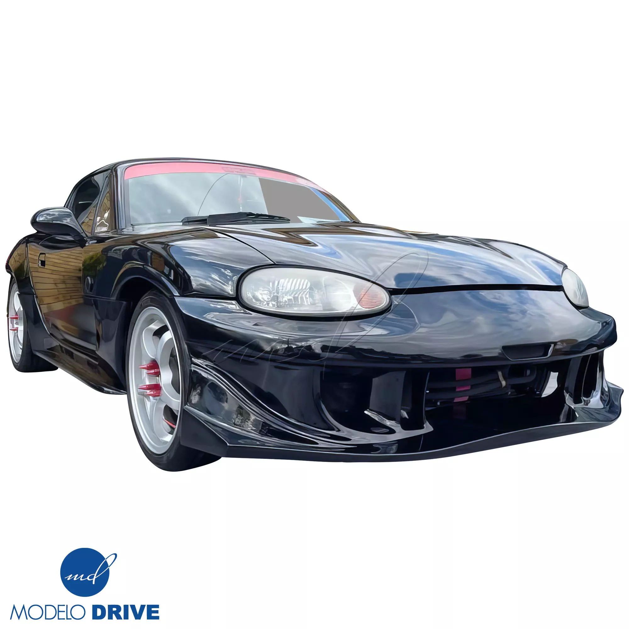 ModeloDrive FRP RAME Wide Body Kit 6pc > Mazda Miata (NB) 1998-2005 - Image 4