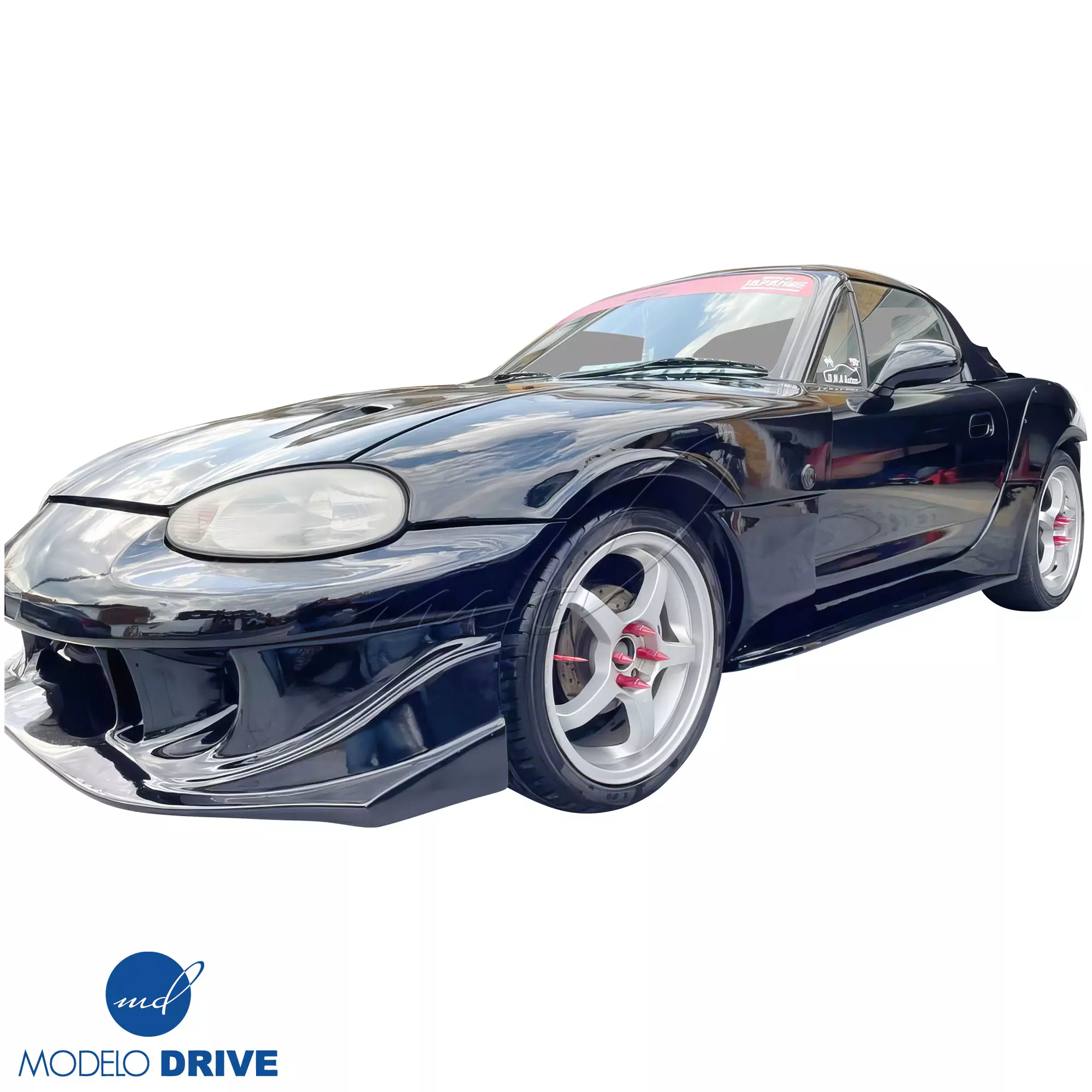 ModeloDrive FRP RAME Wide Body Kit 6pc > Mazda Miata (NB) 1998-2005 - Image 12