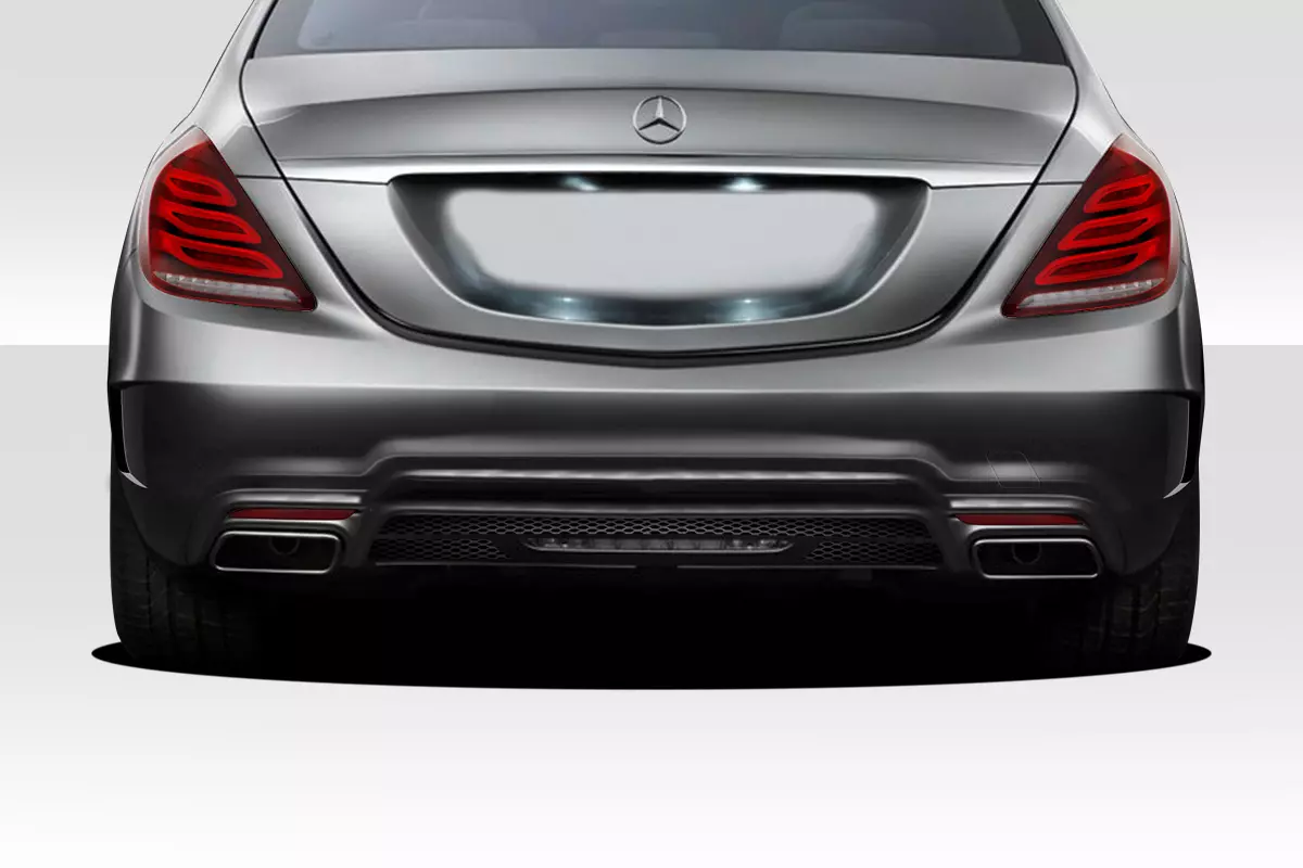2014-2020 Mercedes S Class W222 Duraflex W-1 Rear Bumper 1 Piece (S) (ed_113930) - Image 1