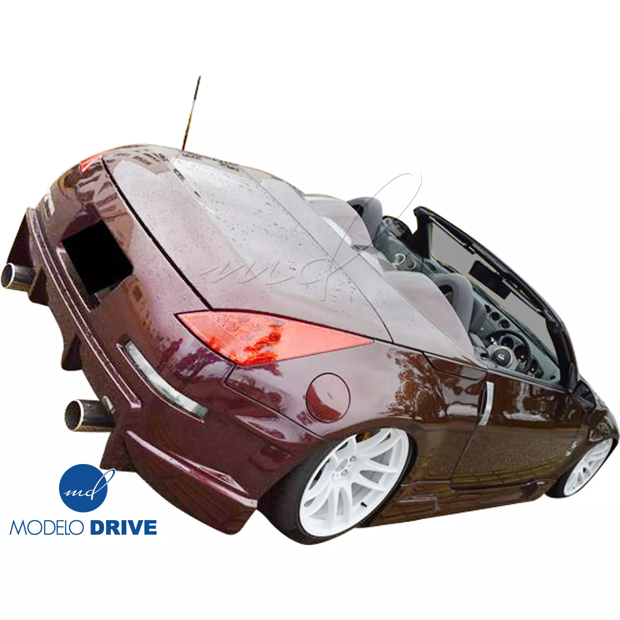 ModeloDrive FRP BOME Rear Bumper > Nissan 350Z Z33 2003-2005 - Image 8