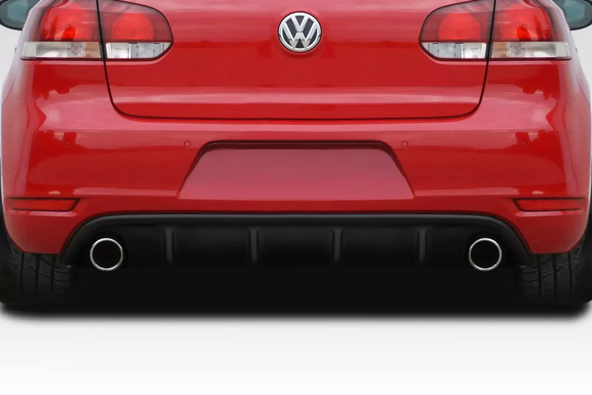 2010-2014 Volkswagen Golf GTI Duraflex Krone Rear Diffuser 1 Piece - Image 1
