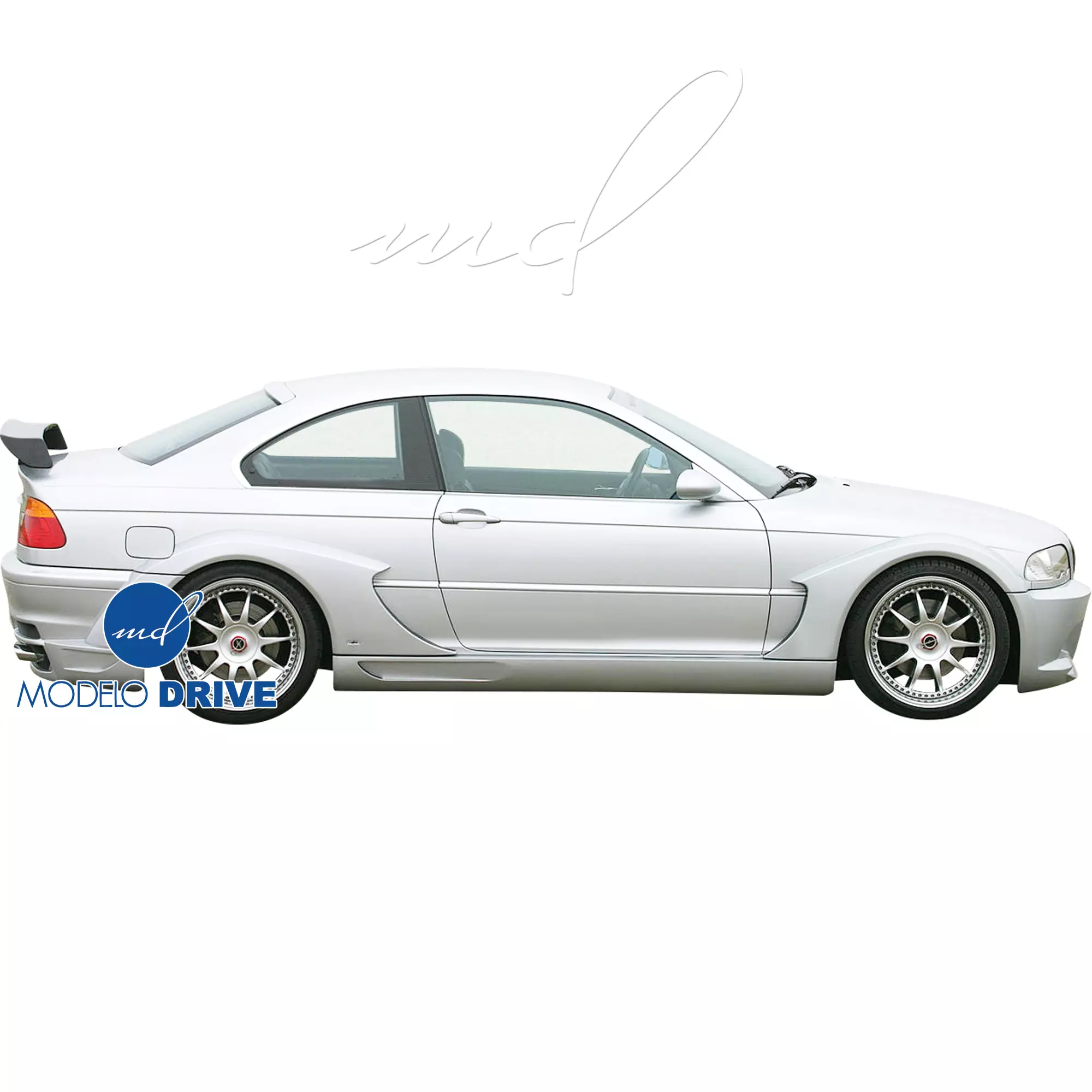 ModeloDrive FRP LDES Wide Body Kit 8pc > BMW 3-Series E46 1999-2005 > 2dr - Image 26