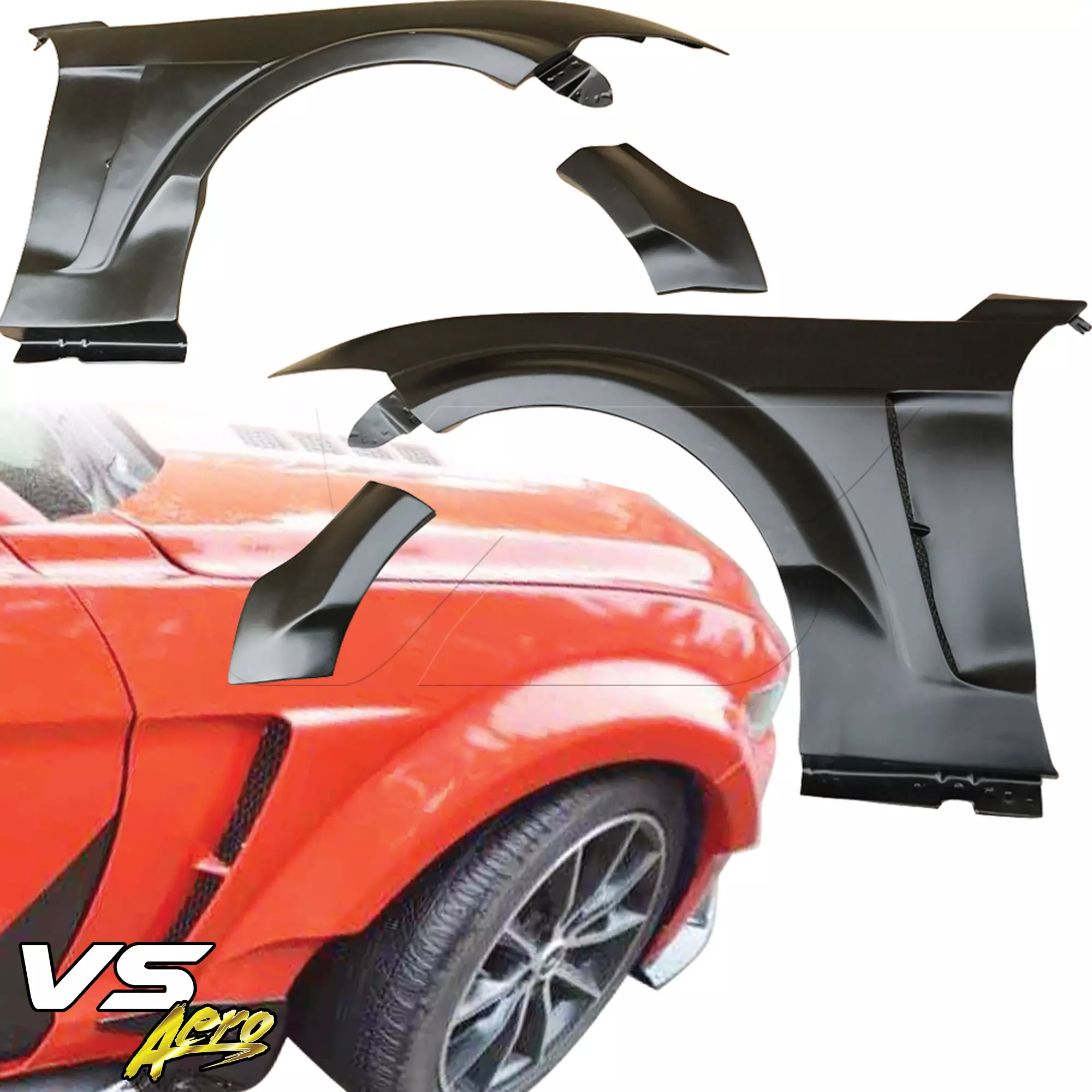 VSaero FRP KTOT Wide Body Fenders (front) > Ford Mustang 2015-2020 - Image 13