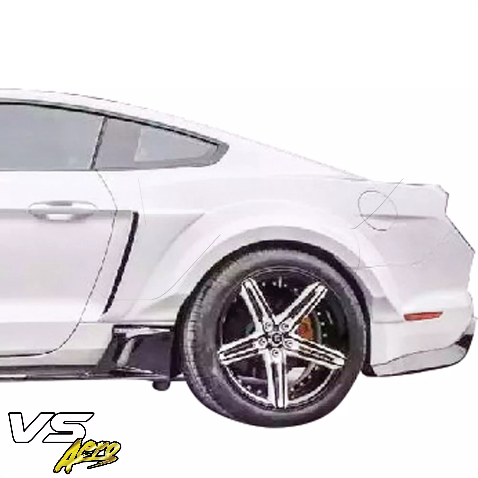 VSaero FRP KTOT Wide Body Fender Flares (rear) > Ford Mustang 2015-2020 - Image 6