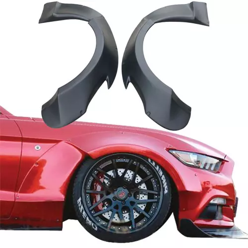 VSaero FRP RBOT Wide Body Kit /w Wing > Ford Mustang 2015-2017 - Image 27