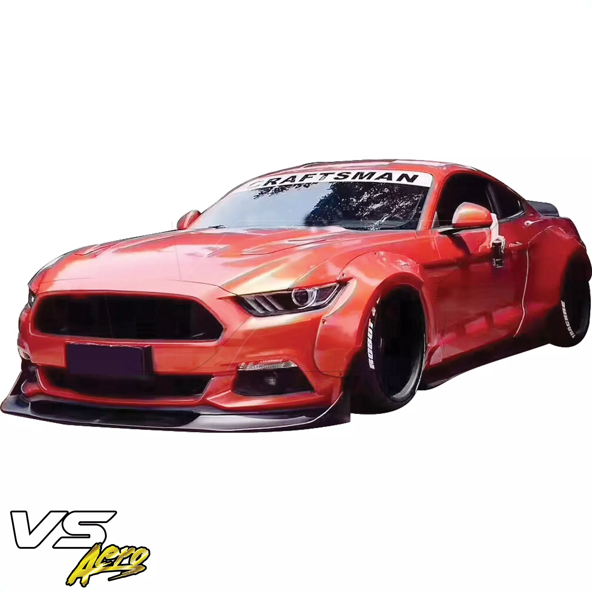 VSaero FRP RBOT Wide Body Kit /w Wing > Ford Mustang 2015-2017 - Image 38