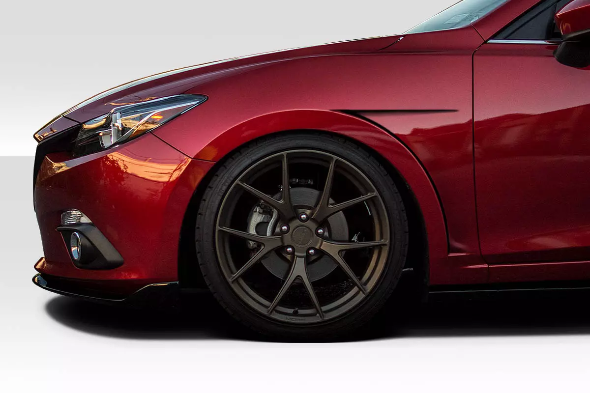2014-2018 Mazda 3 Duraflex Macer Front Fenders 2 Pieces - Image 1