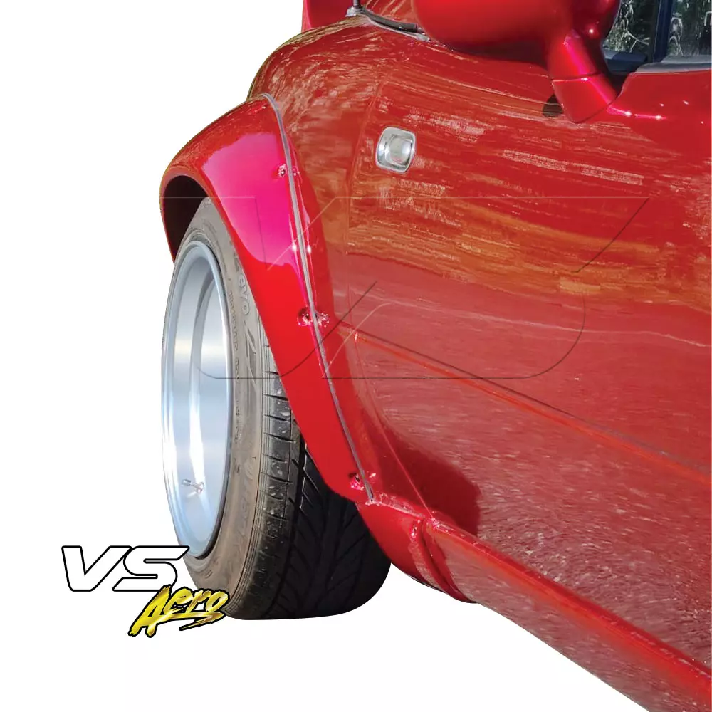 VSaero FRP TKYO Wide Body 80mm Flares (rear) > Mazda Miata MX-5 NA 1990-1997 - Image 8