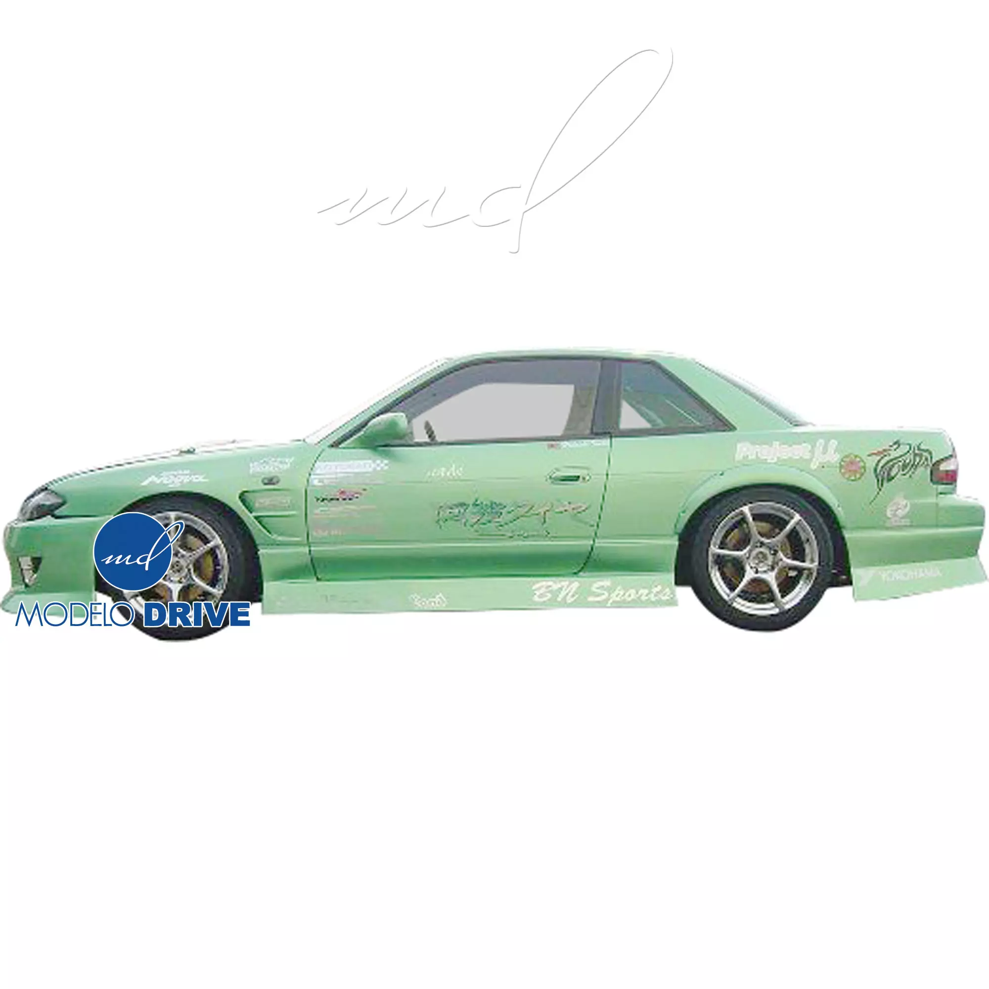 ModeloDrive FRP ORI S13.5 Wide Body 20mm Fenders (front) > Nissan 240SX 1989-1994 > 2/3dr - Image 3