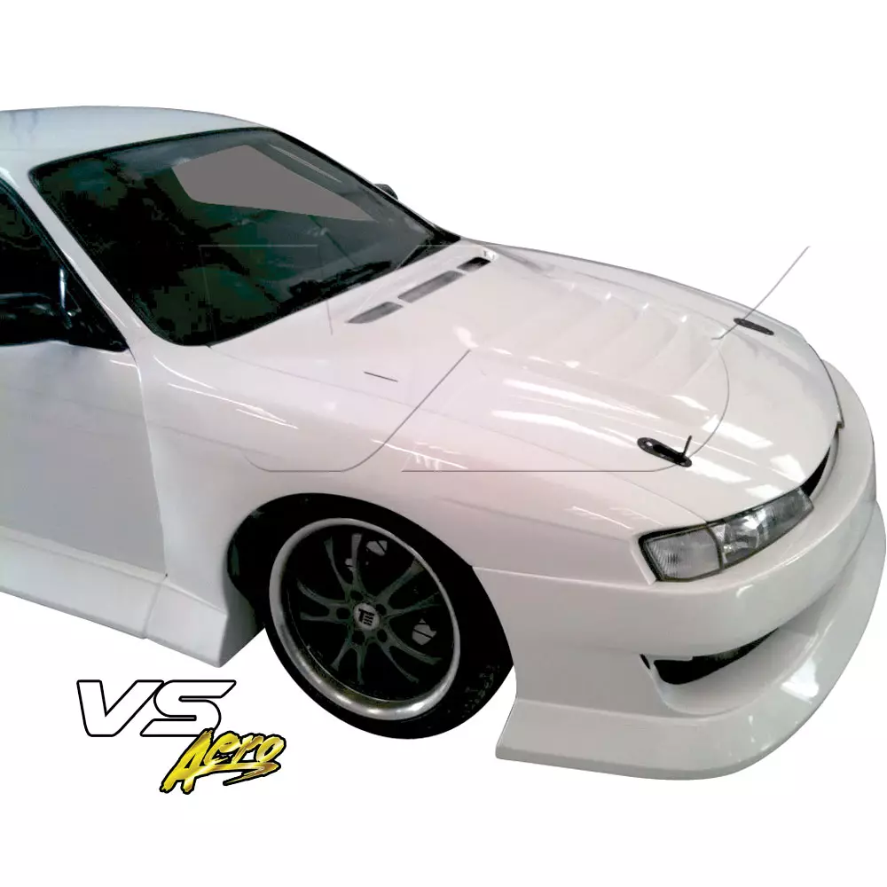 VSaero FRP BSPO Blister Wide Body Kit 8pc > Nissan 240SX S14 1997-1998 - Image 69
