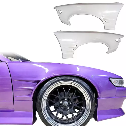 ModeloDrive FRP ORI t3 55mm Wide Body Fenders (front) > Nissan Silvia S13 1989-1994> 2/3dr - Image 1