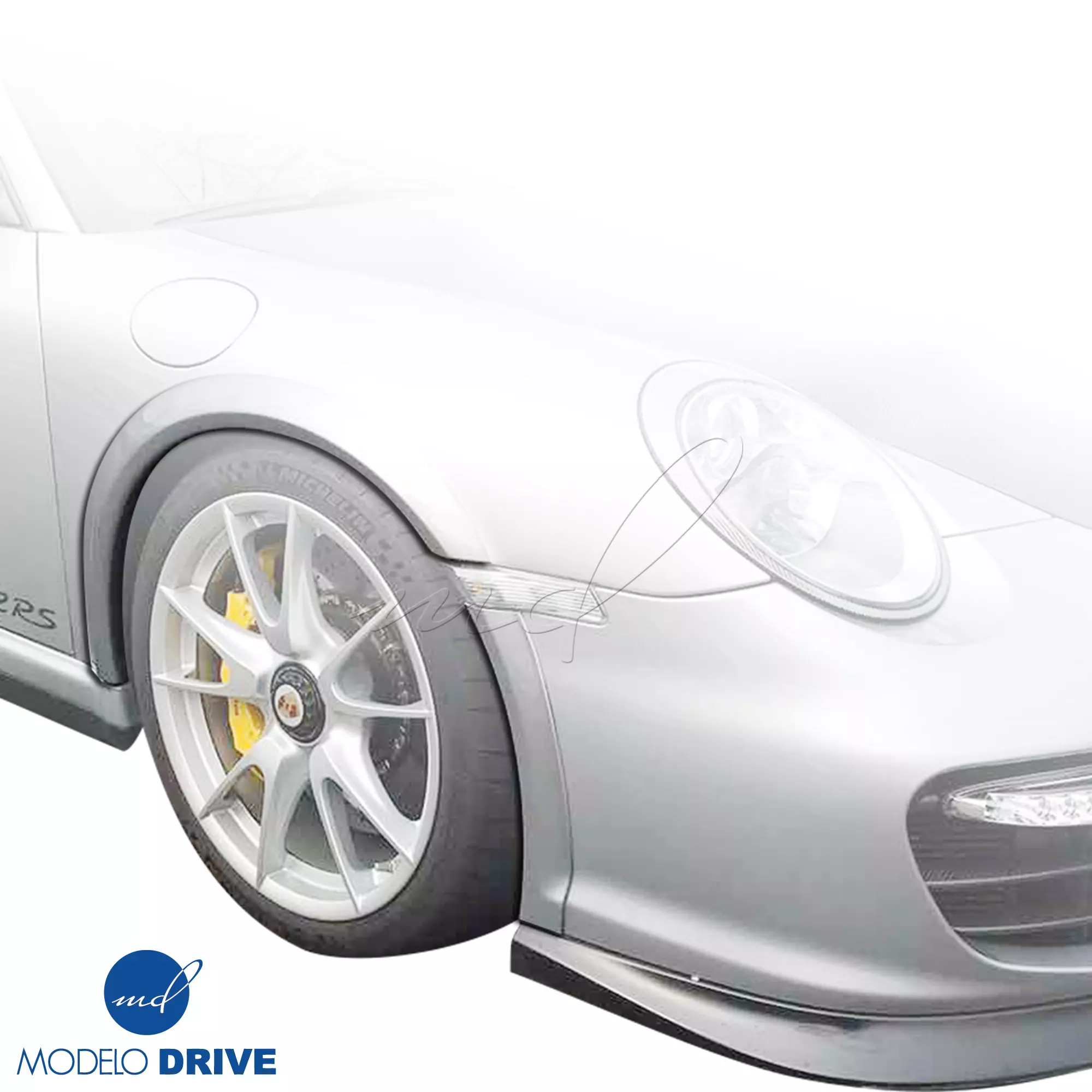 ModeloDrive FRP GT2 RS Turbo Wide Fender Flares (front) 4pc > Porsche 911 (997) 2005-2012 - Image 6