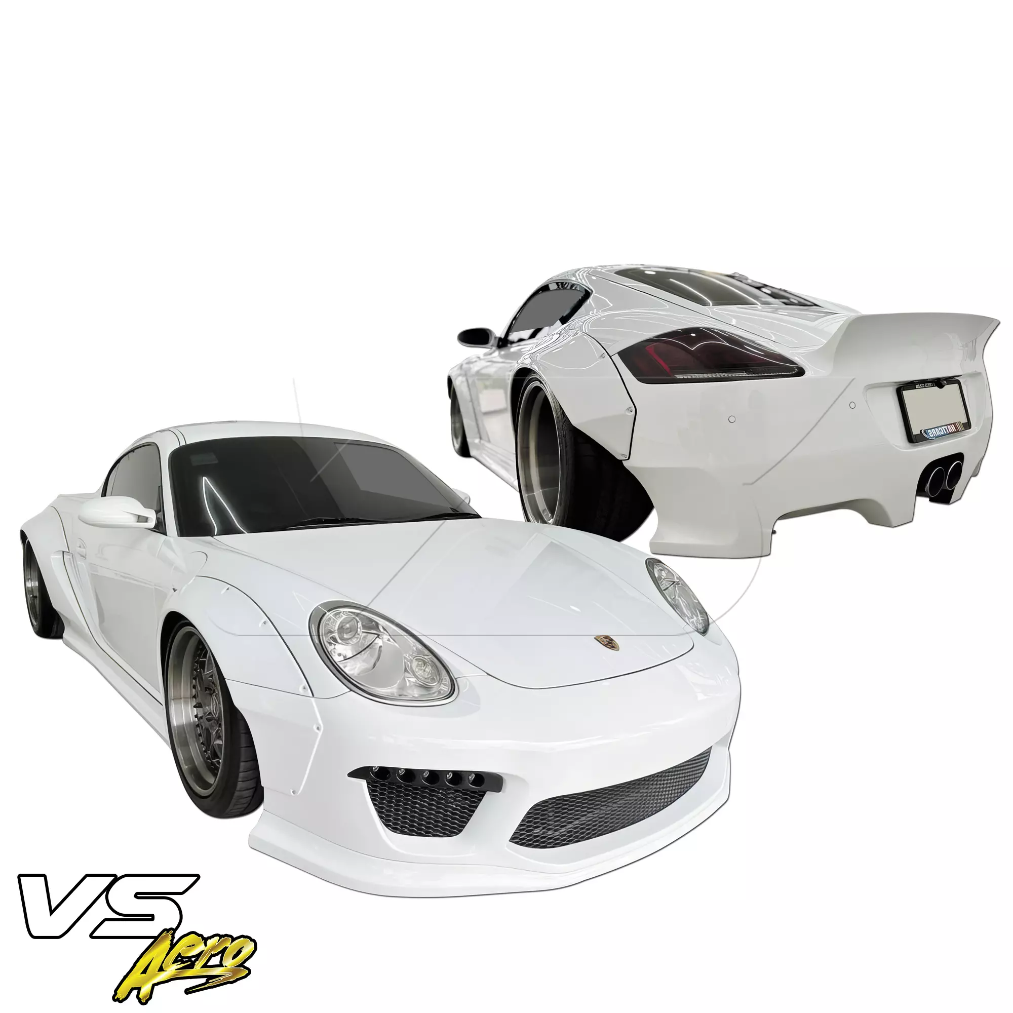 VSaero FRP TKYO v2 Wide Body Kit > Porsche Cayman 987 2006-2008 - Image 16