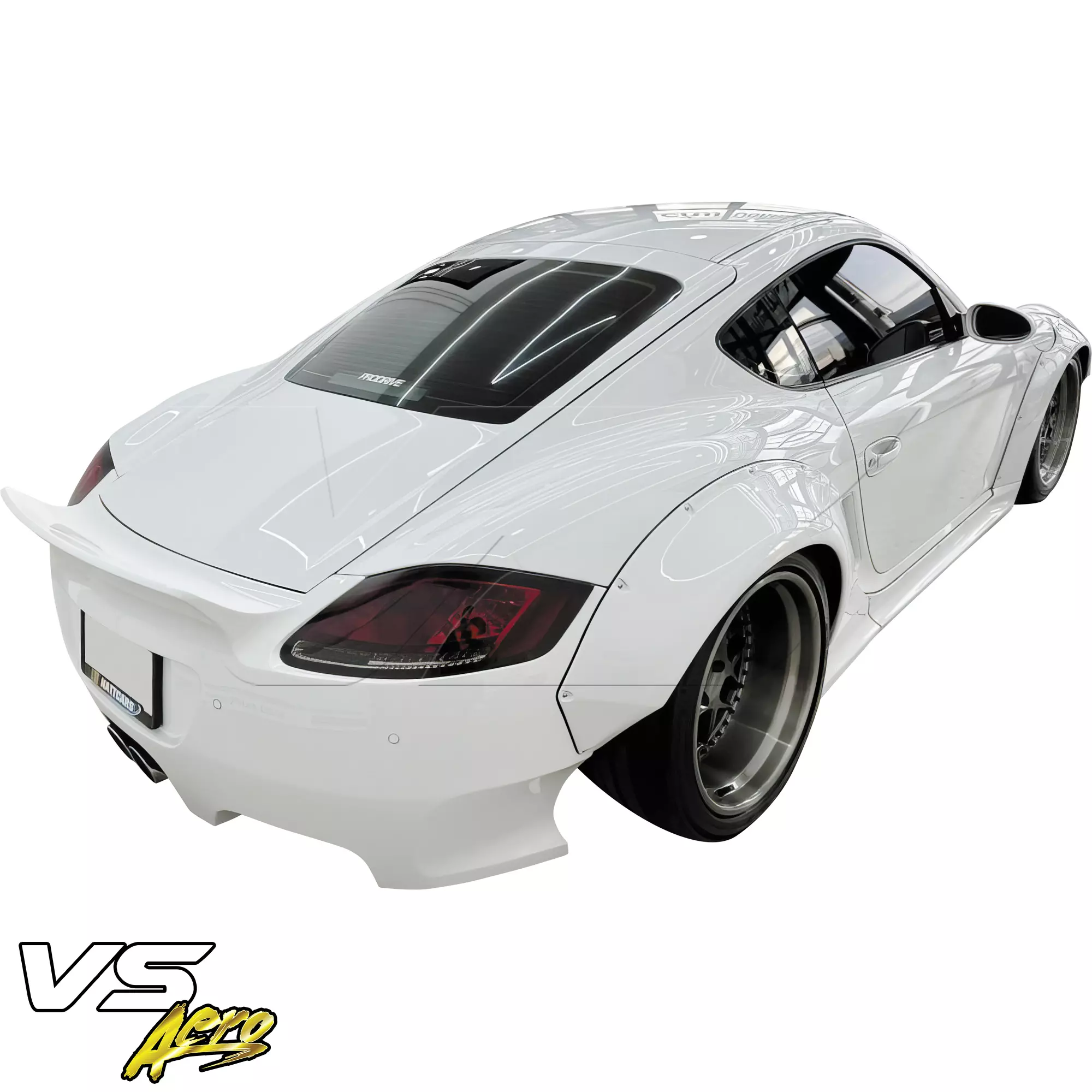VSaero FRP TKYO v2 Wide Body 100mm Fender Flares (rear) > Porsche Cayman 987 2006-2008 - Image 3