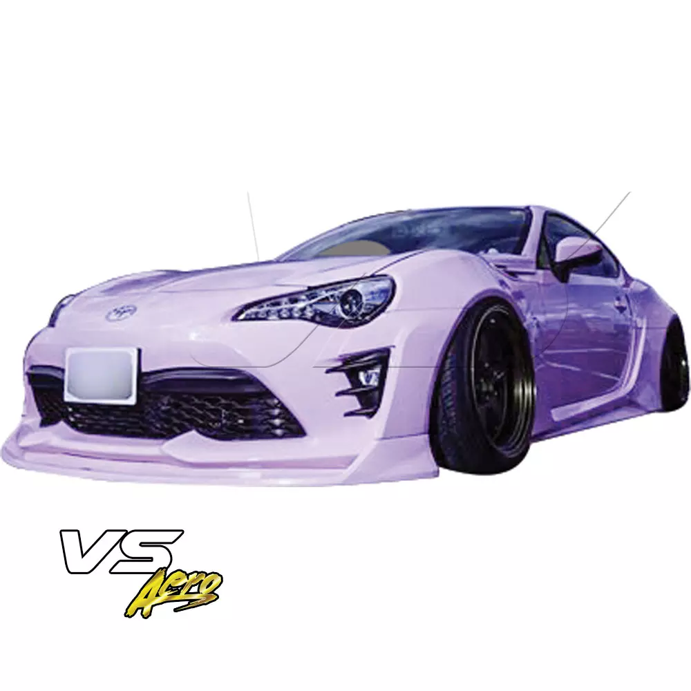 VSaero FRP AG T2 Wide Body 50mm Fenders (front) 4pc > Scion FR-S ZN6 2013-2016 - Image 5