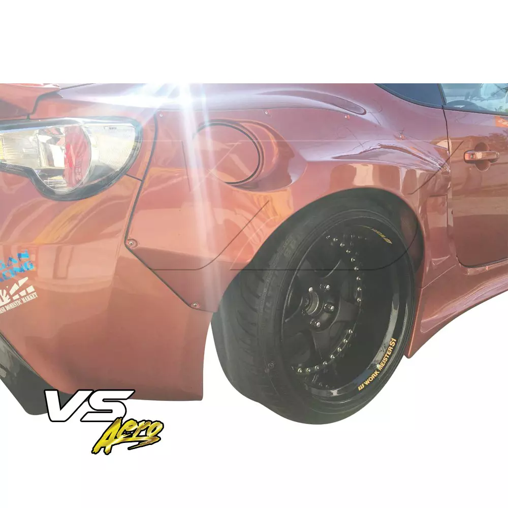 VSaero FRP TKYO v3 Wide Body Kit w Wing 18pc > Subaru BRZ ZN6 2013-2020 - Image 77